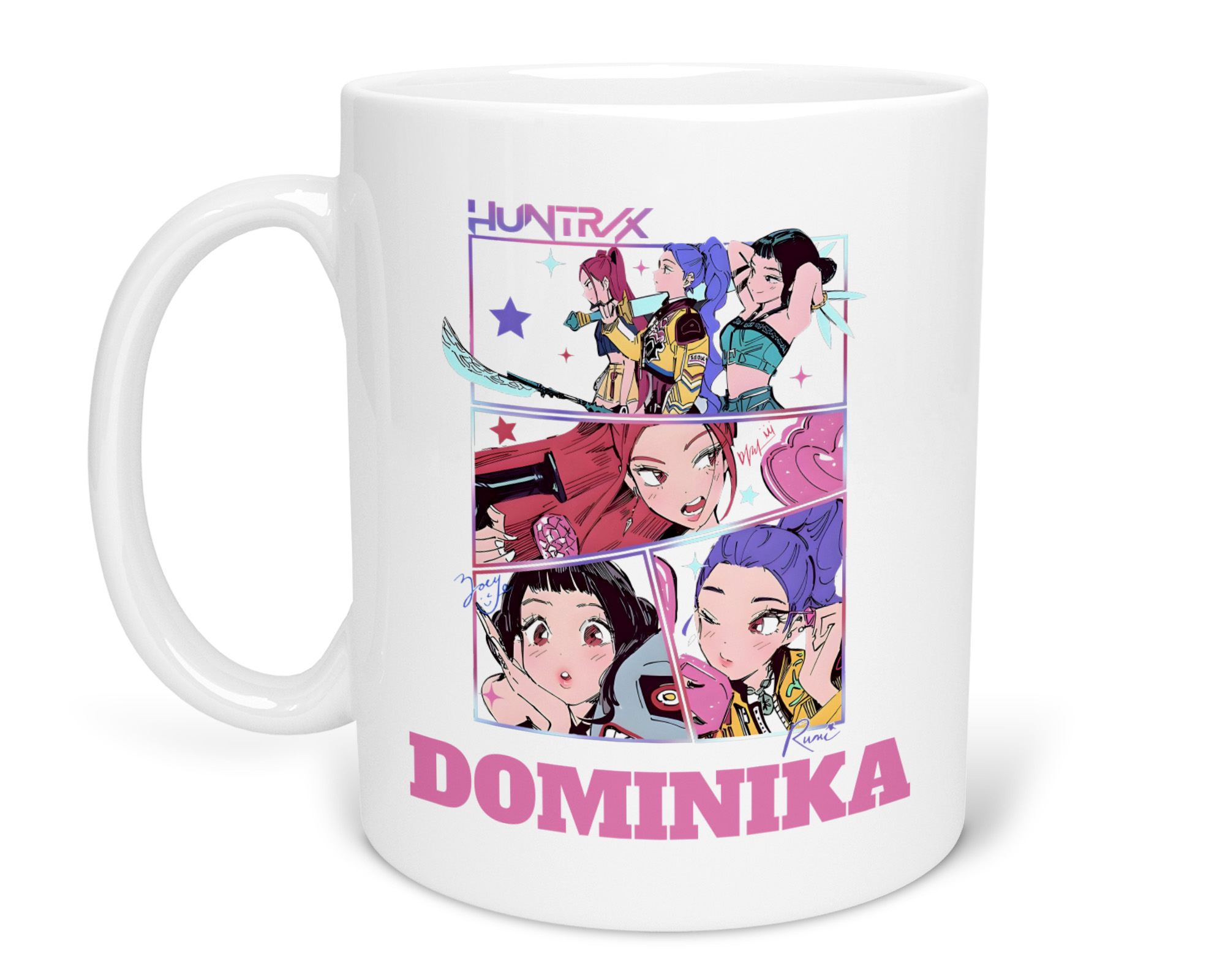 Hrnček s potlačou HUNTRIX s menom na želanie