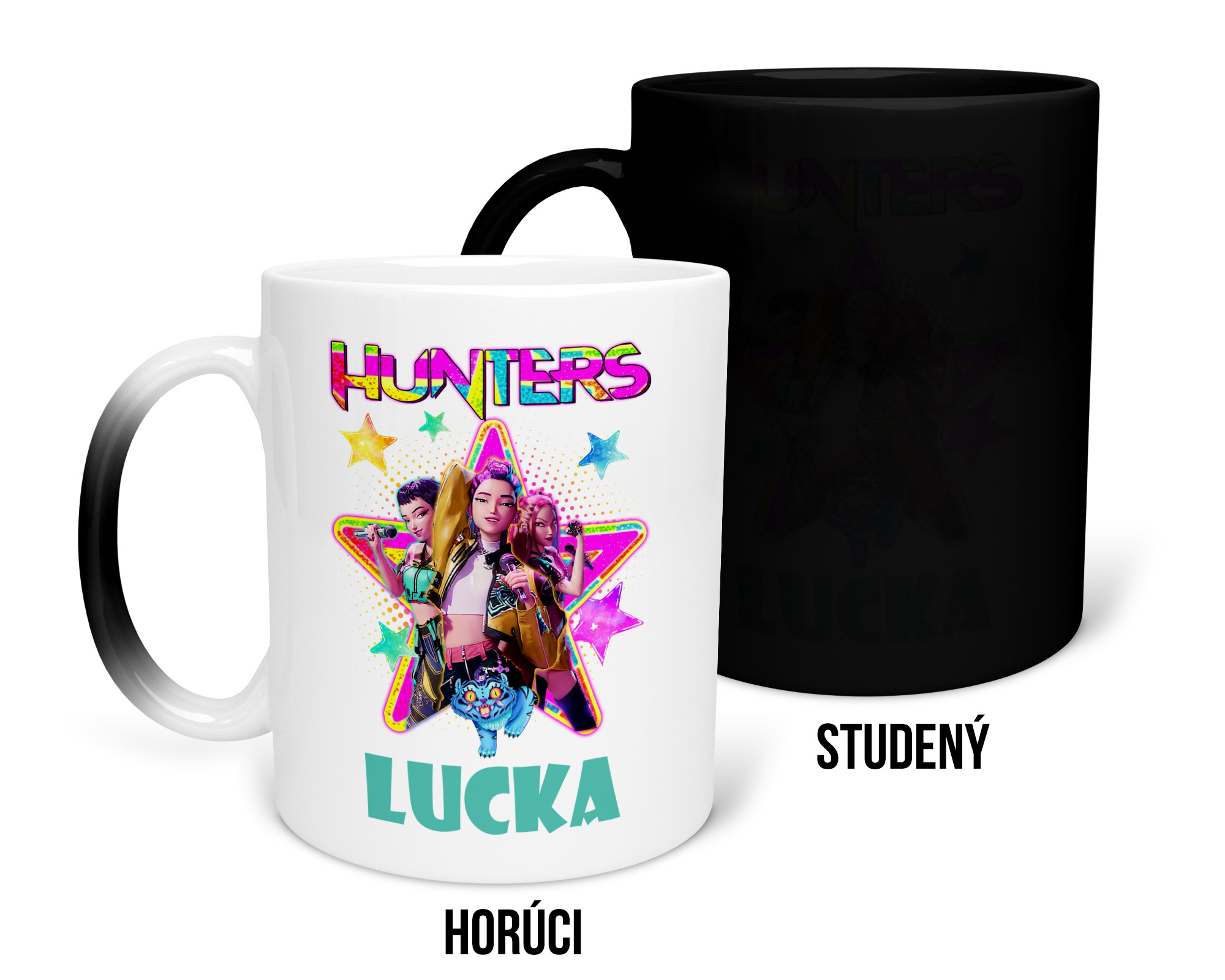 Hrnček s potlačou HUNTERS s menom na želanie