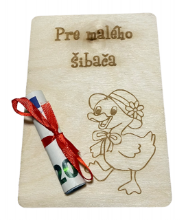 Darček pre šibačov kačica