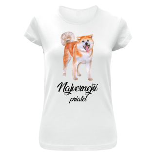 Tričko s potlačou "Najvernejší priateľ - Akita Inu"
