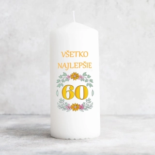 Sviečka s vlastnou potlačou