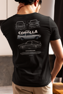 Autičkárske tričko TOYOTA COROLLA AE86