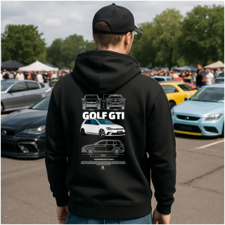 Mikina s potlačou VOLKSWAGEN GTI MK7