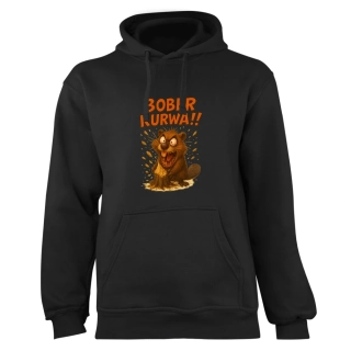 Mikina s potlačou "Bober kurwa!!!!"