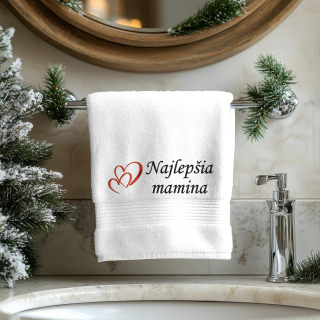 Osuška s výšivkou Najlepšia mamina
