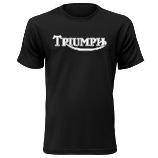 Motorkárske tričko s potlačou "Triumph"
