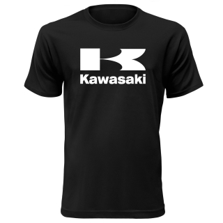Motorkárske tričko s potlačou "Kawasaki"