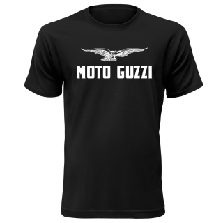 Motorkárske tričko s potlačou "Moto Guzzi"