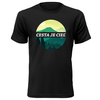Tričko s potlačou "Cesta je cieľ"