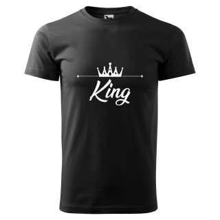 Vtipné tričko s potlačou "King"