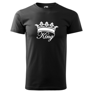 Vtipné tričko s potlačou "King"